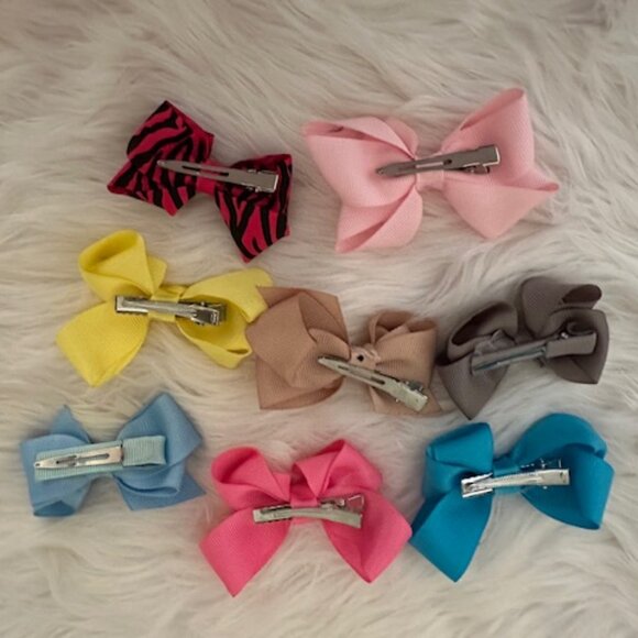 Bundle (8) of 3" Variety Boutique Bows     B8177 - Picture 2 of 2